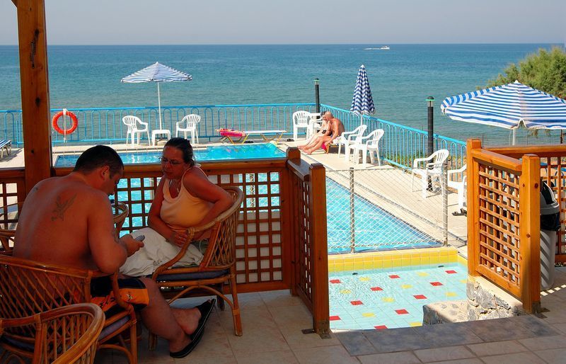 Danaos Beach Apartments Сфакаки Экстерьер фото